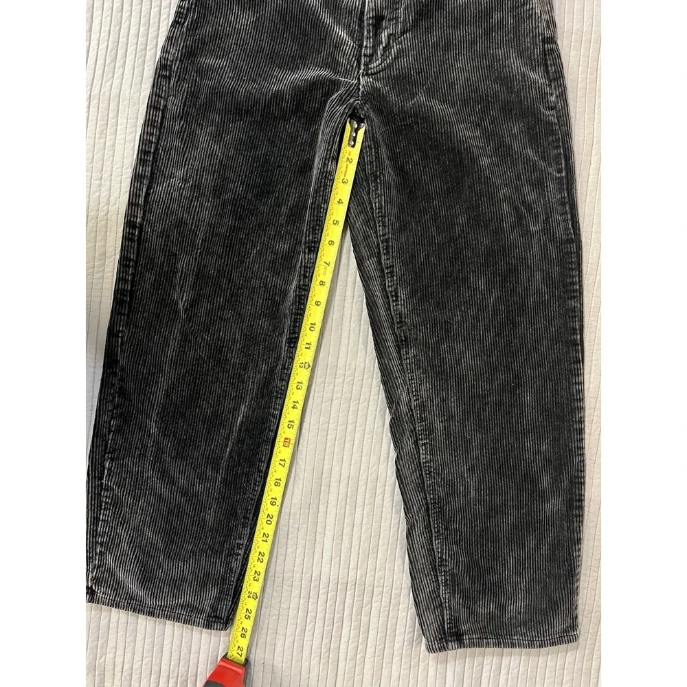 Empyre Corduroy Pants Dark Brown Baggy Y2k Skater Relaxed Pants Size 28x26 - Picture 4 of 11
